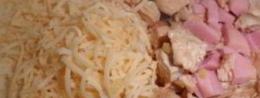 вареники с сыром и ветчиной. Шаг 2