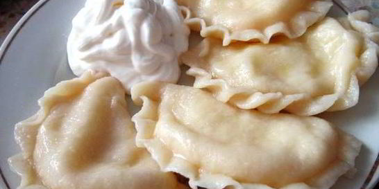 Вареники с творогом и картошкой