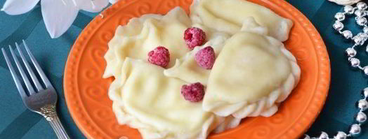 вареники с творогом и яичными желтками. Шаг 17