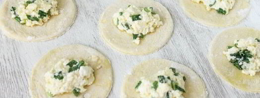 вареники с творогом и зеленым луком. Шаг 10