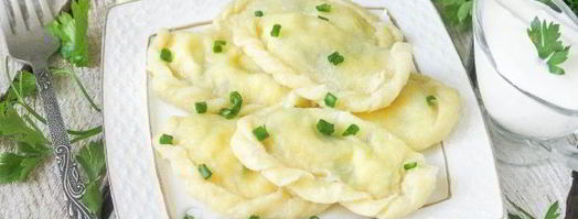 вареники с творогом и зеленым луком. Шаг 12