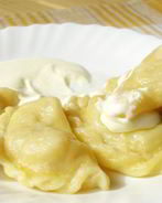 Вареники с творогом соленые