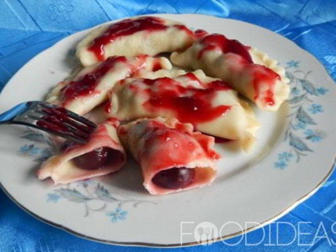 Рецепт вареников с вишней