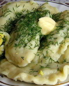 Вареники с яйцом