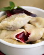 Вареники со сливами