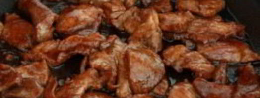 яичная лапша со свининой и овощами. Шаг 3