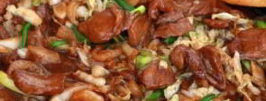 яичная лапша со свининой и овощами. Шаг 4