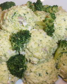 Запеченные ньокки из манной крупы с брокколи и сибасом