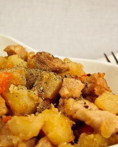 Жаркое из говядины с картофелем