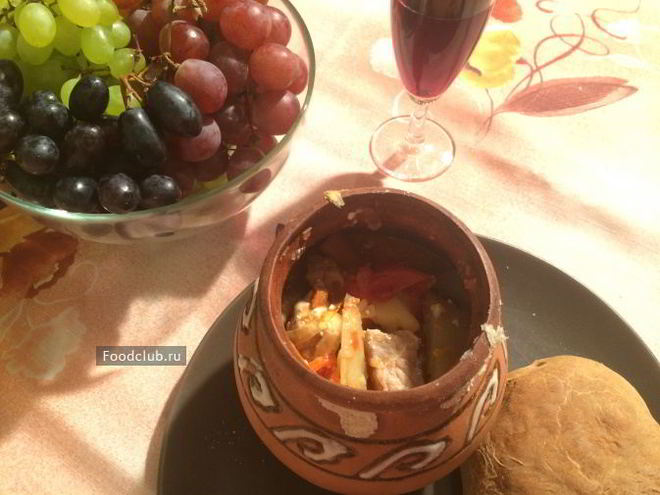 Рецепт жаркого в горшочке