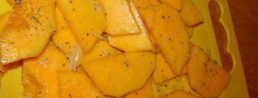 золотой гарнир из тыквы. Шаг 2