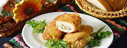 куриные зразы с грибами. Шаг 12