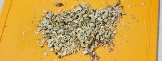 геркулесовая каша с бананом и орехами. Шаг 6