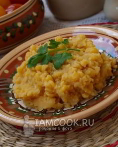 Гороховая каша с луком