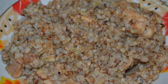 Гречка по-купечески с курицей