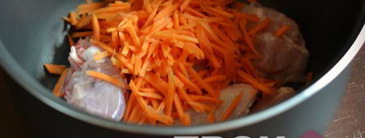 гречка с курицей в мультиварке. Шаг 2