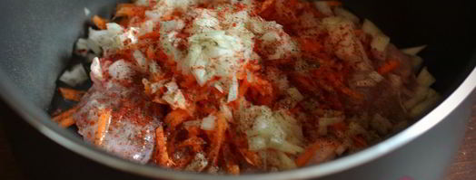 гречка с курицей в мультиварке. Шаг 4