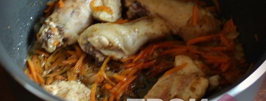 гречка с курицей в мультиварке. Шаг 5