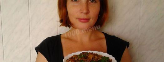 гречневая каша с грибами и луком. Шаг 9