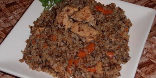 Каша гречневая с мясом