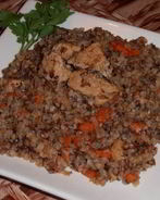 Каша гречневая с мясом