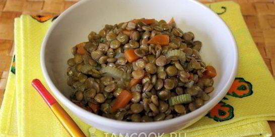 Каша из чечевицы