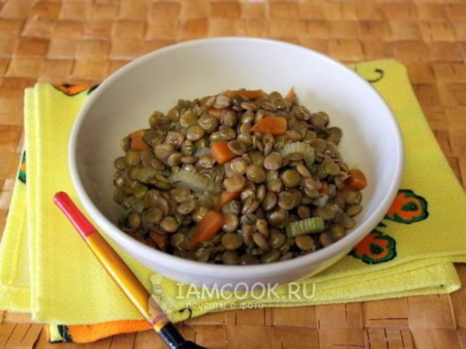 Рецепт каши из чечевицы