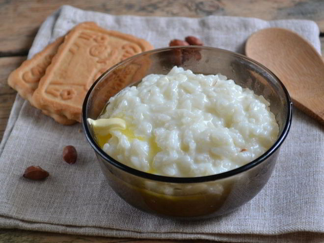 Рецепт каши рисовой молочной