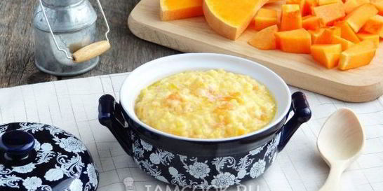Кукурузная каша с тыквой в мультиварке