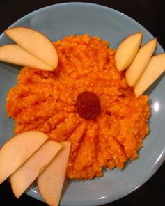 Кукурузная каша с тыквой