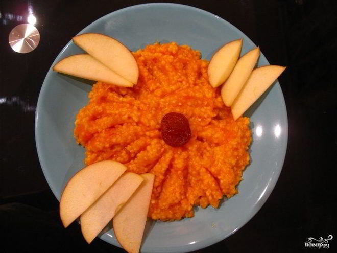 Рецепт кукурузной каши с тыквой