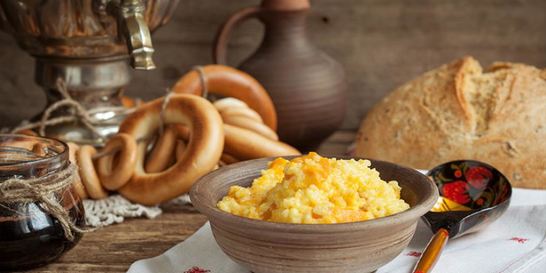 Пшенная каша с тыквой в мультиварке