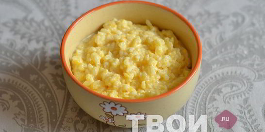 Рисовая каша с тыквой