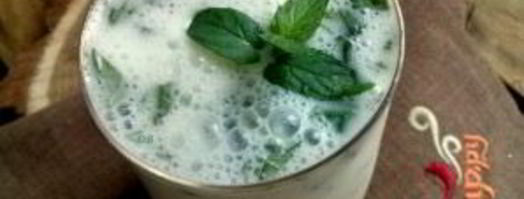 айран из кефира с зеленью. Шаг 4