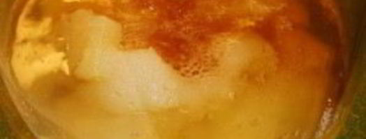 алкогольный коктейль с ананасами и шампанским. Шаг 3