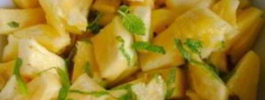 ананас с мятным сиропом. Шаг 4