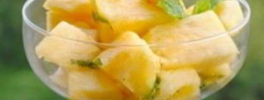 ананас с мятным сиропом. Шаг 5