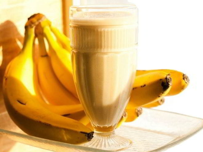 Рецепт бананова-кефирного коктейль