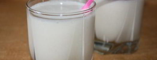 банановый коктейль с коньяком. Шаг 4