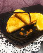 Блинчики в ванильно-цитрусовом сиропе