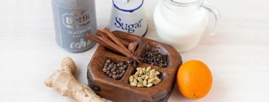 чай латте. Шаг 2