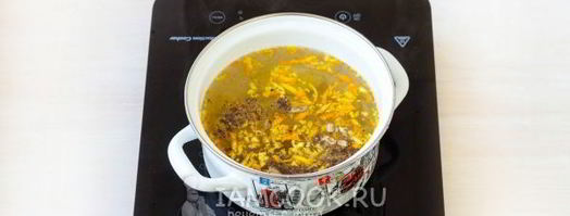 чай латте. Шаг 7