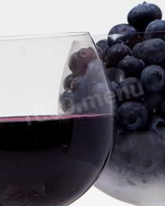 Домашнее черничное вино из черники