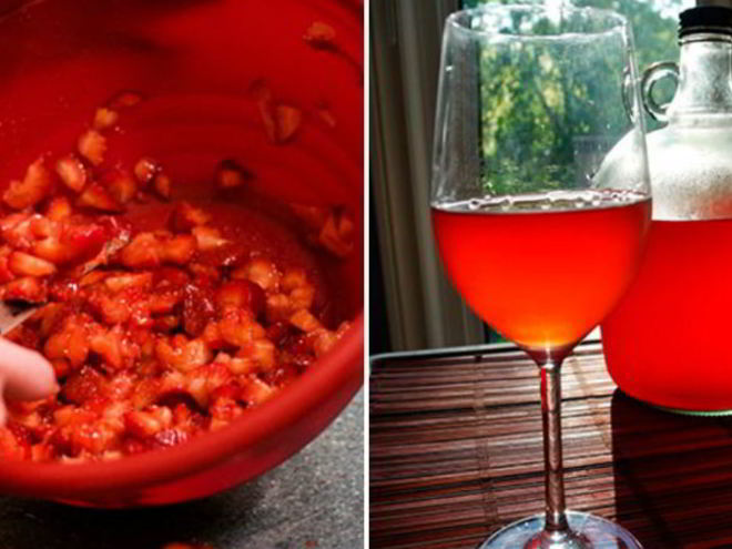 Рецепт домашнего вина из клубники