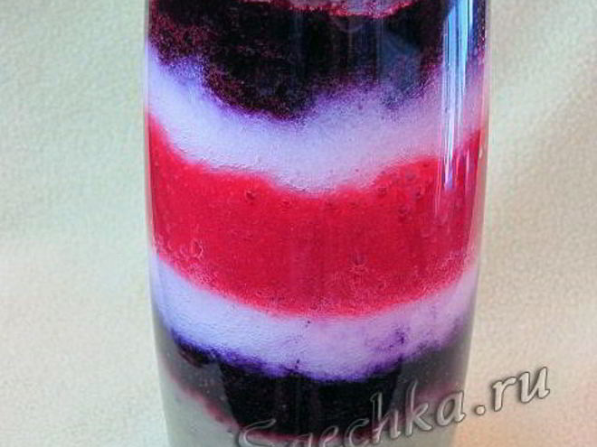 Рецепт фруктово-ягодного коктейль