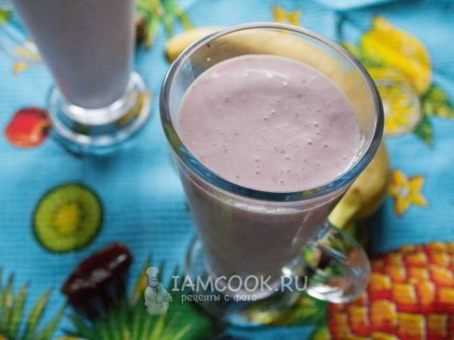 Рецепт фруктового коктейля с мороженым