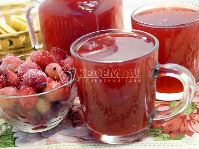 Рецепт киселя из ягод