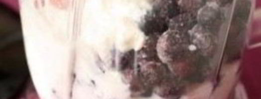 кокосовый коктейль с ягодами. Шаг 2