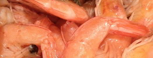 коктейль из креветок, овощей и сыра с голубой плесенью. Шаг 4