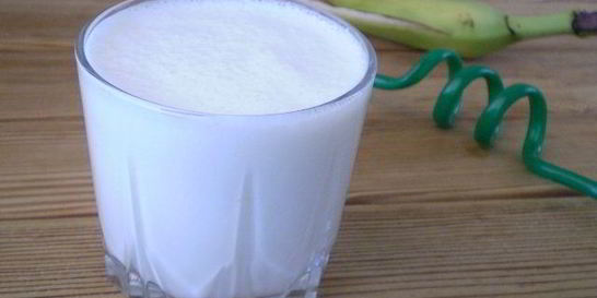 Коктейль с зеленым бананом